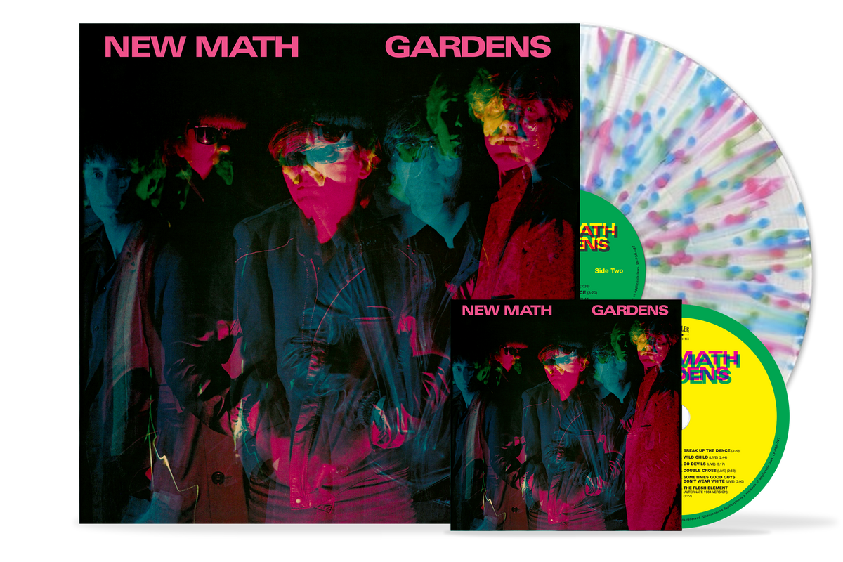 New Math's Gardens [Remastered + Expanded] CD + 3-Color Splatter