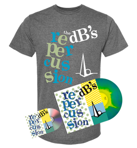 Pre-Order: The dB's "Repercussion" Blue-Yellow-Green Sunrise Vinyl + CD + Tee Bundle