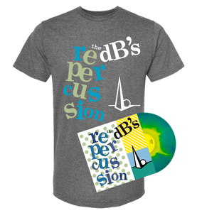 Pre-Order: The dB's "Repercussion" Blue-Yellow-Green Sunrise Vinyl & Tee Bundle