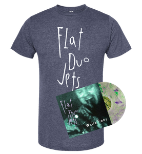 Pre-Order: Flat Duo Jets "White Trees [2024 Remaster]" Swamp Thing Colored Vinyl + Tee Bundle