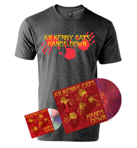 Pre-Order Kilkenny Cats' Tee + CD + Limited Edition LP Bundle