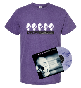 New Math's They Walk Among You [Remastered + Expanded] Amethyst Swirl LP + Tee Bundle