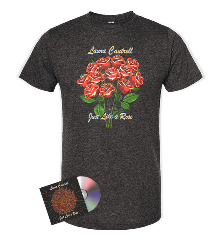 Laura Cantrell - Just Like A Rose - CD + Tee Bundle